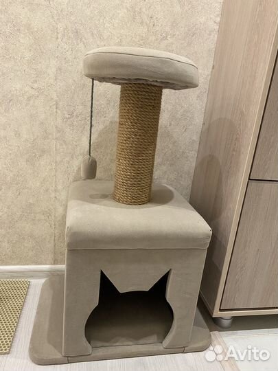 Домик для кошки с когтеточкой