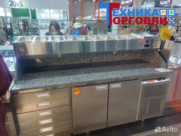 Стол охлаждаемый для пиццы hicold PZ4-11/GN 6R