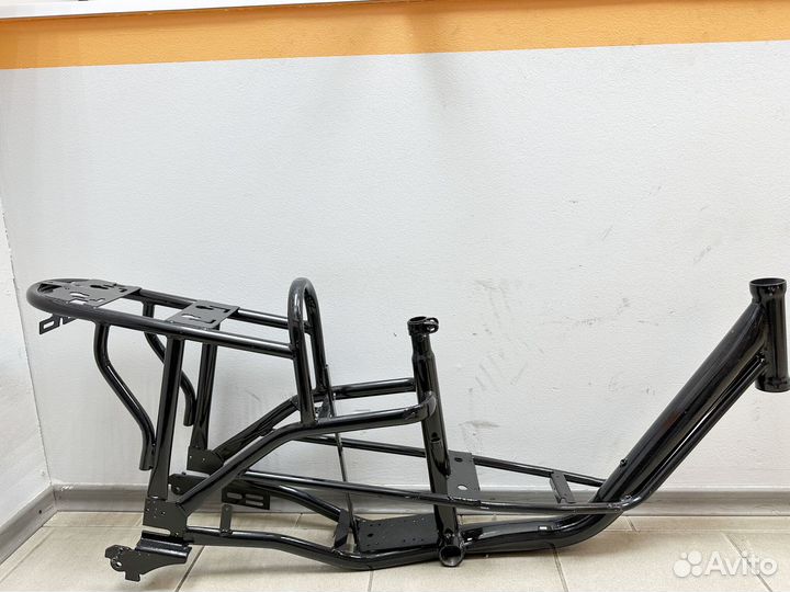 Рама металлическая (черная) на электровелосипед