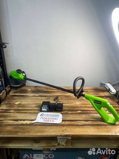 Аккумуляторный триммер GreenWorks