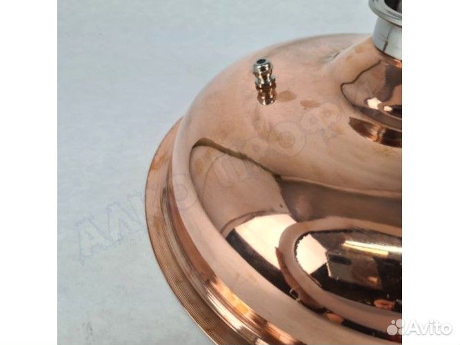 Крышка купольная медная для куба 30см 4