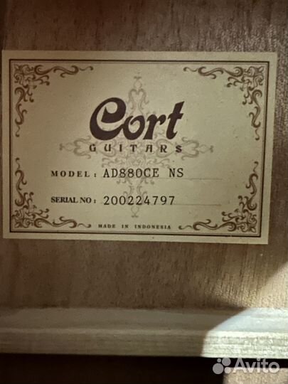 Продам Cort AD 880 CE NS