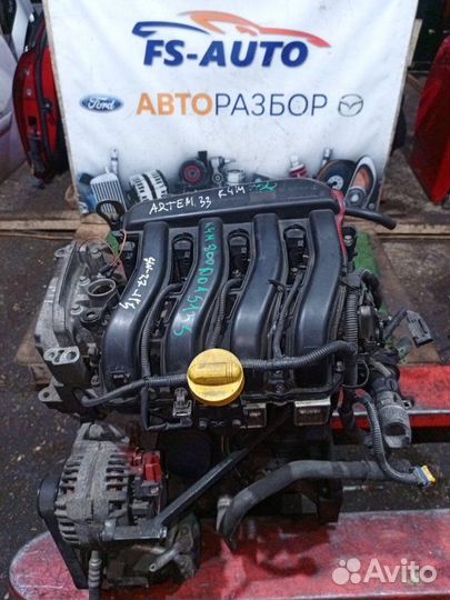 Двигатель мотор контрактный Renault Megane 2