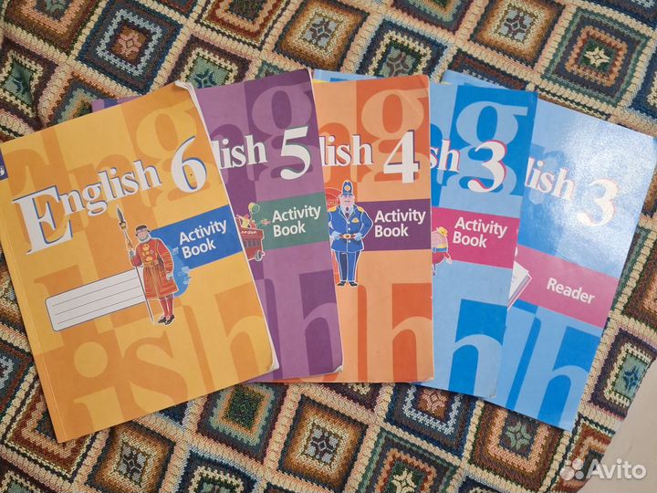 English, Activity Book 3, 4, 5, 6