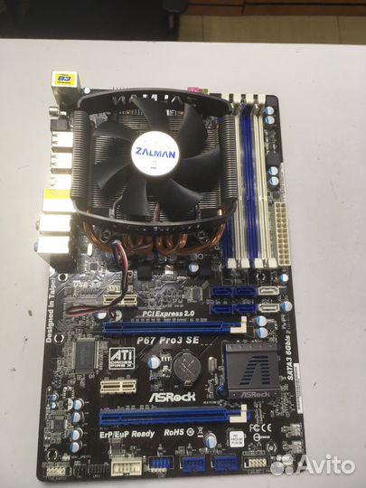 Материнская плата asrock + Core i5-2500k