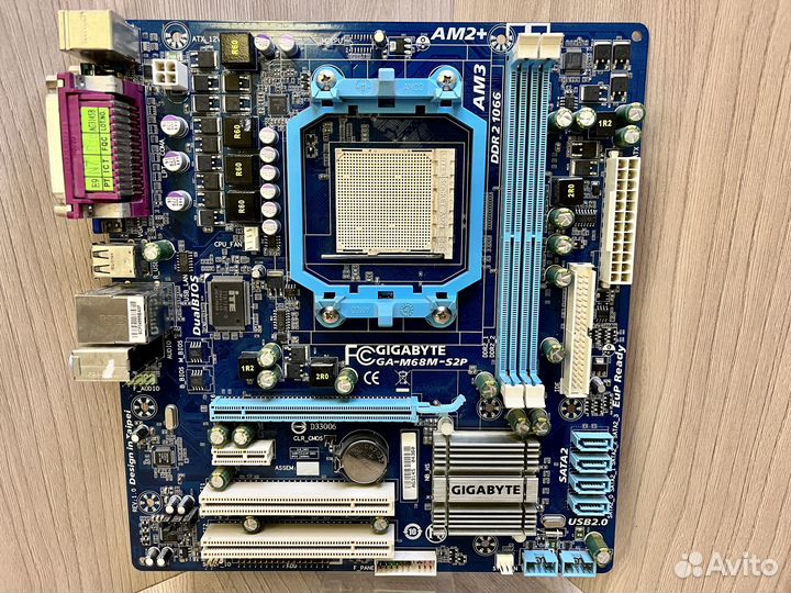 Материнская плата AM3 GigaByte GA-M68MT-S2P