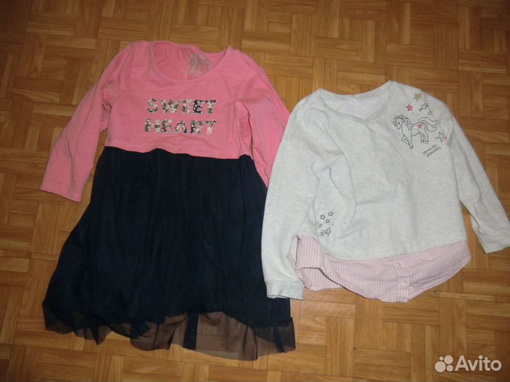 Детская одежда для девочек пакетом. 104-128