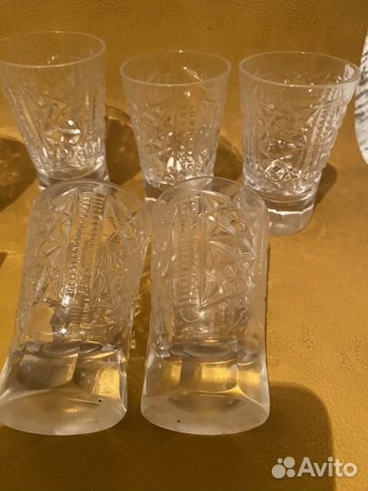Стопки хрустальные СССР