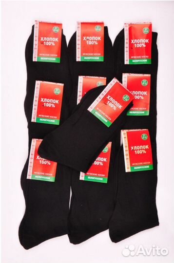 Носки мужские 10 пар хлопок размер 31 (45-46)