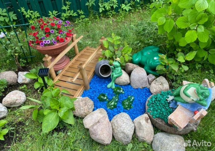 Мостик для декора пруда,клумбы,сухого ручья