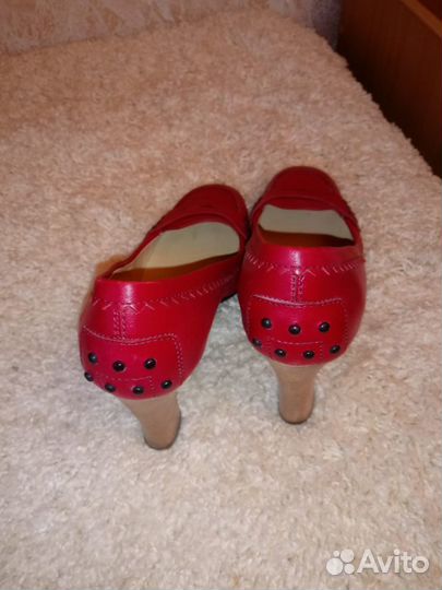 Туфли женские Tods 38 размер натуральная кожа