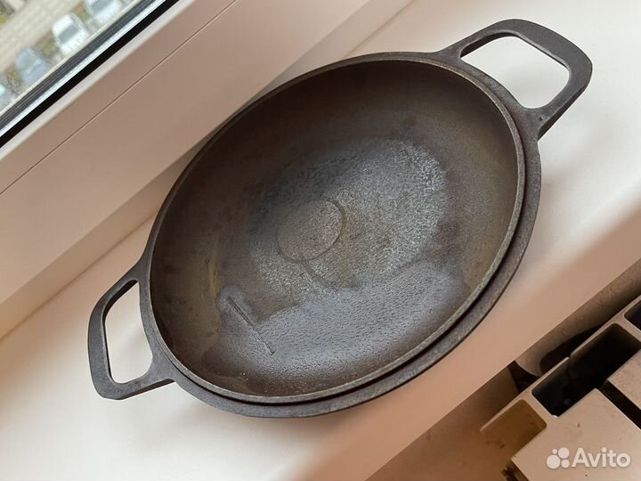 Чугунная сковорода гриль