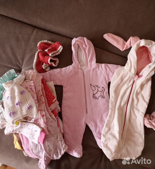 Детские вещи пакетом для девочки 56 62