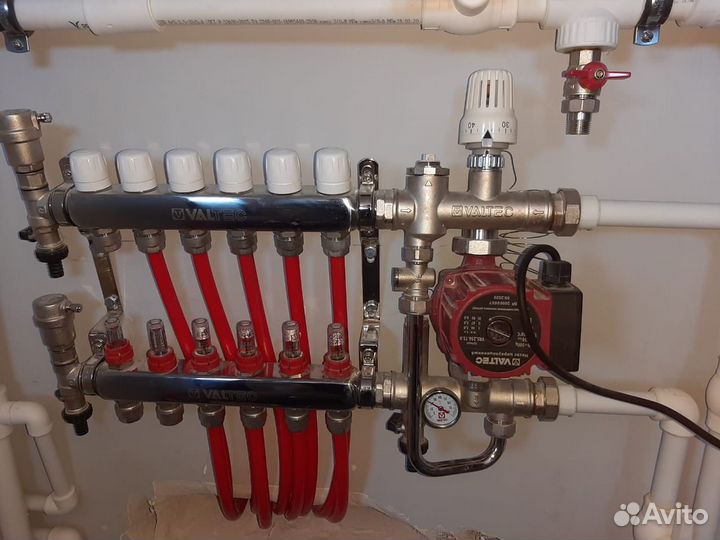 Отопление Монтаж теплых полов Монтаж отопления