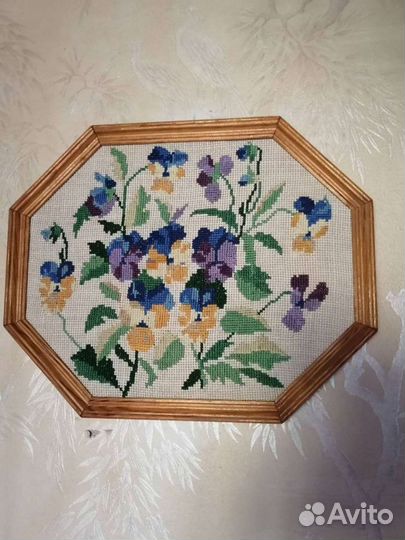Вышивка цветы