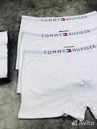 Трусы мужские хлопок белые боксеры арт.308