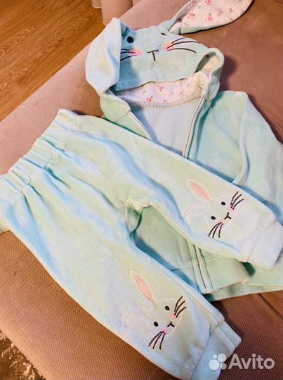 Жилетка для девочки. Костюм зайчик)