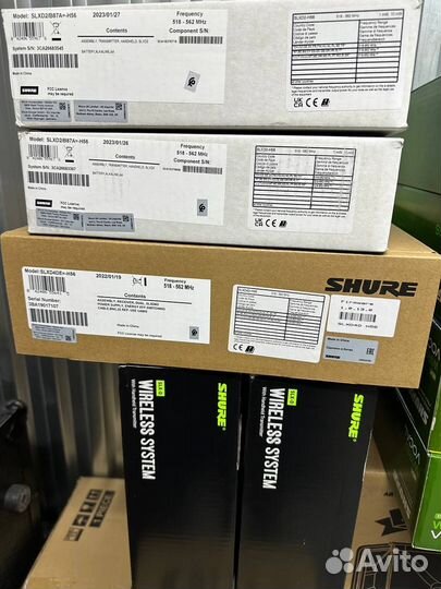 Shure slxd4DE c двумя ручками slxd2/SM58 H56