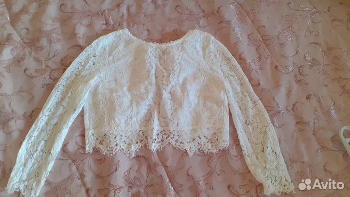 Блузка белая школьная 134