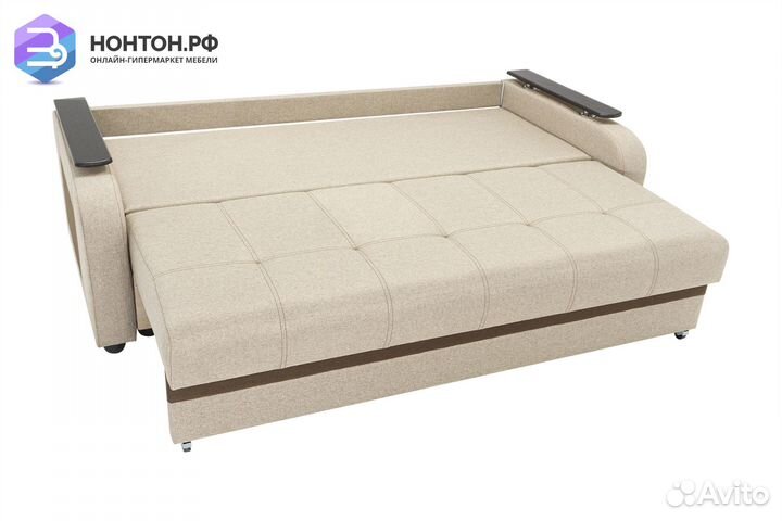 Диван еврокнижка Севилья бежевый