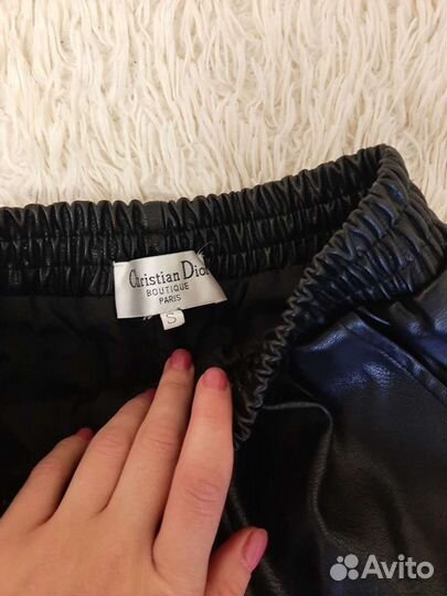 Шорты женские кожаные