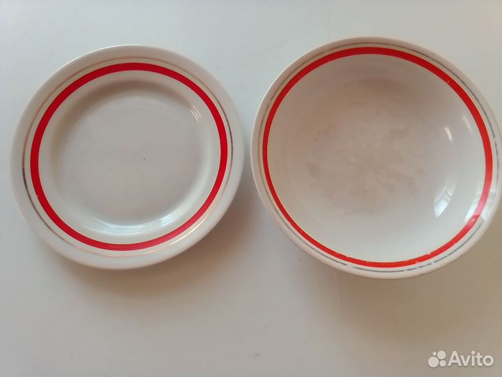 Блюдца, пиалы СССР Дулево, Вербилки СССР