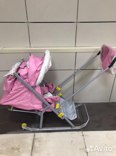 Детские санки коляска