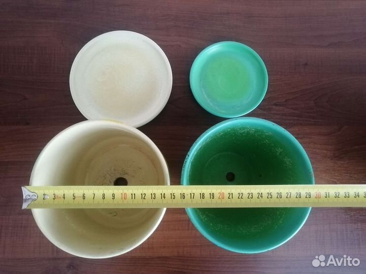 Керамический цветочный горшок