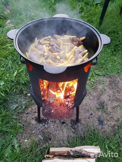 Печь - Очакъ под чугунный казан 8-10л; 12л; 16л