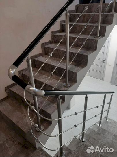 Ограждения, перила лестниц из нержавейки