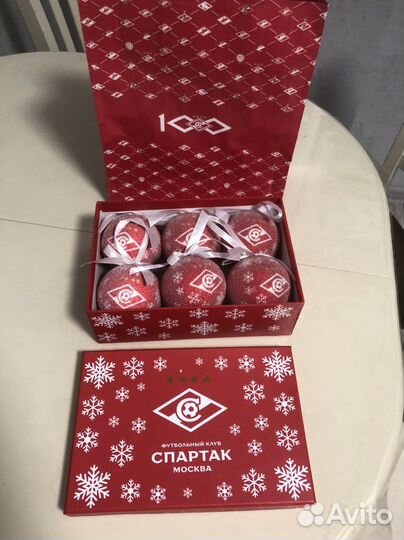Новогодние игрушки Спартак