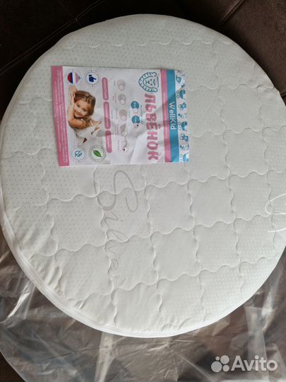 Матрас детский 75/75, круглый