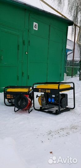 Аренда новых бензиновых генераторов 4-9 кВт