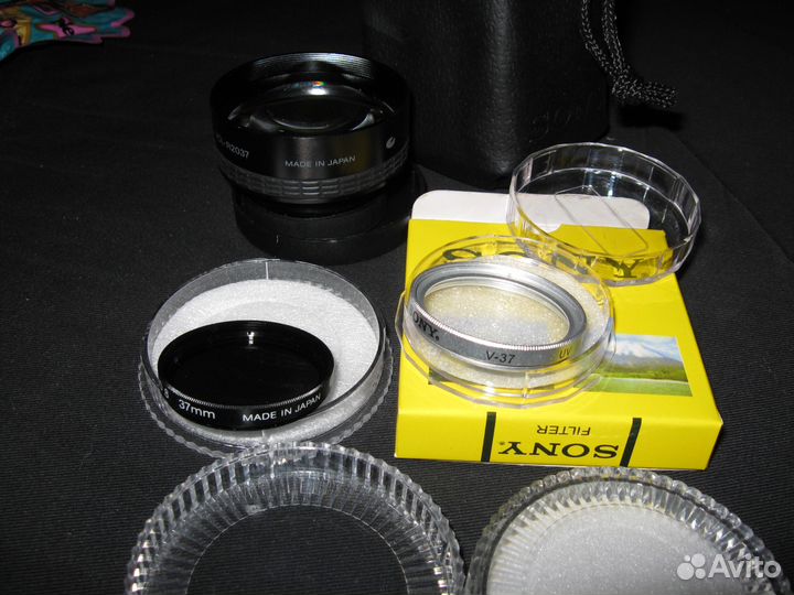 Телеобъектив Sony VCL-R2037, фильтр Sony ND8 37мм