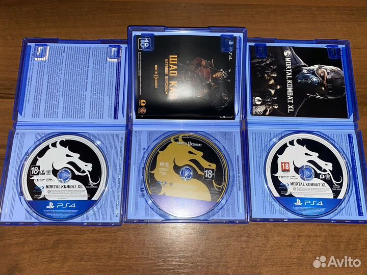 Диск ps4 mortal combat xl/11