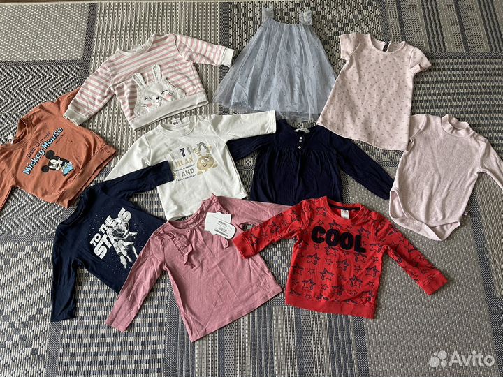 Пакет вещей на девочку 80 86