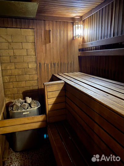 Баня сауна с бассейном