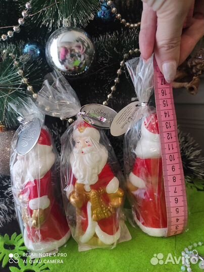 Новогодние подарки свечи