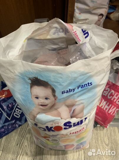 3 больших пакета вещей