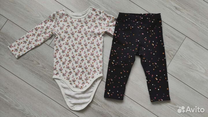 Вещи пакетом на девочку 74-80