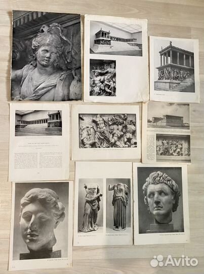 Репродукции скульптура вырезки журналы античность
