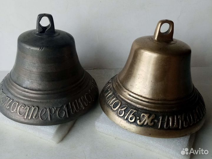 Колокольчики старинные 1880 и 1882 г