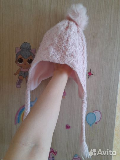 Шапка зимняя на 8-10 лет