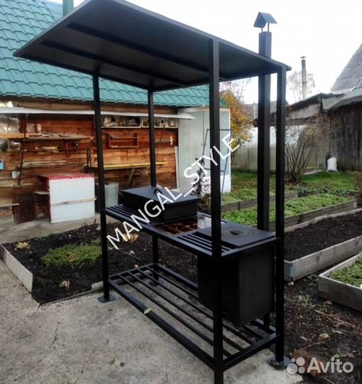 Мангальная зона лофт