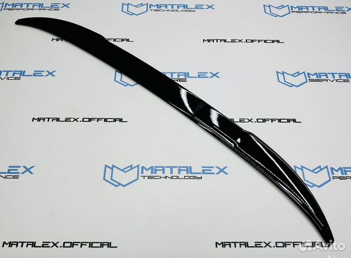 Спойлер BMW X4 G02, M Performance, черный глянец