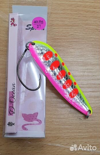 Блесна колебалка D-Ocean Salmon River Legend 40гр