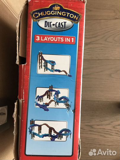 Железная дорога чаггинтон 3 в 1 Ледяная пещера