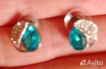 Серьги Листочки