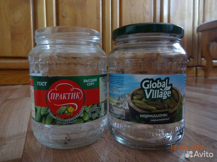 Банки стеклянные для консервирования 3 л, 0,7 л