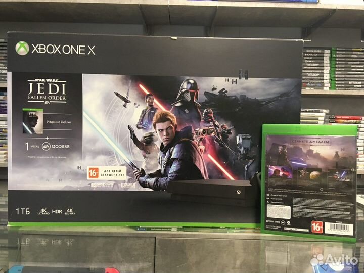 Xbox One X 1tb + Игра Star Wars Jedi: Fallen Order